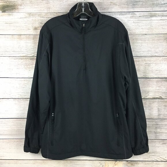 Nike Golf Dri-Fit 1/2 Zip Wind Jacket Pullover "Shift Digital" Embroidered Logo - Picture 1 of 15